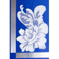 Аппликация роза с пайеткой (уп 6шт) 39908